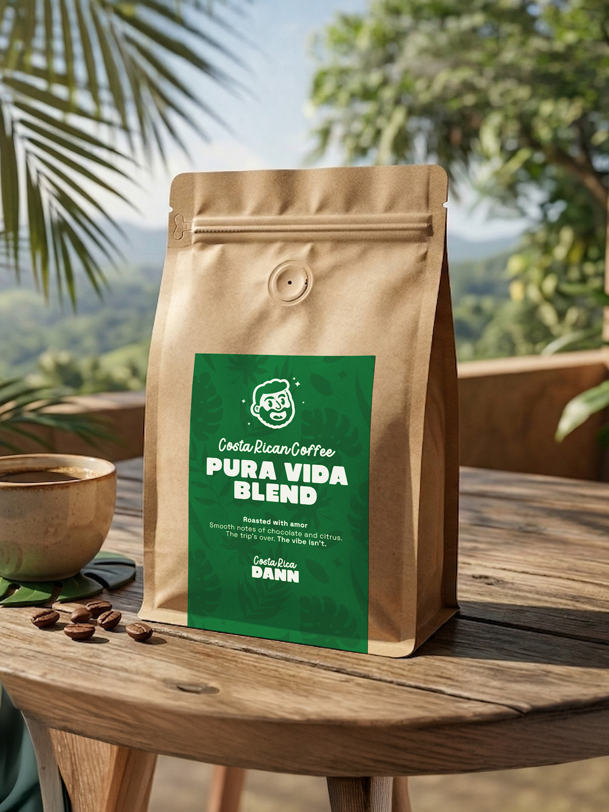 Pura Vida Blend coffee