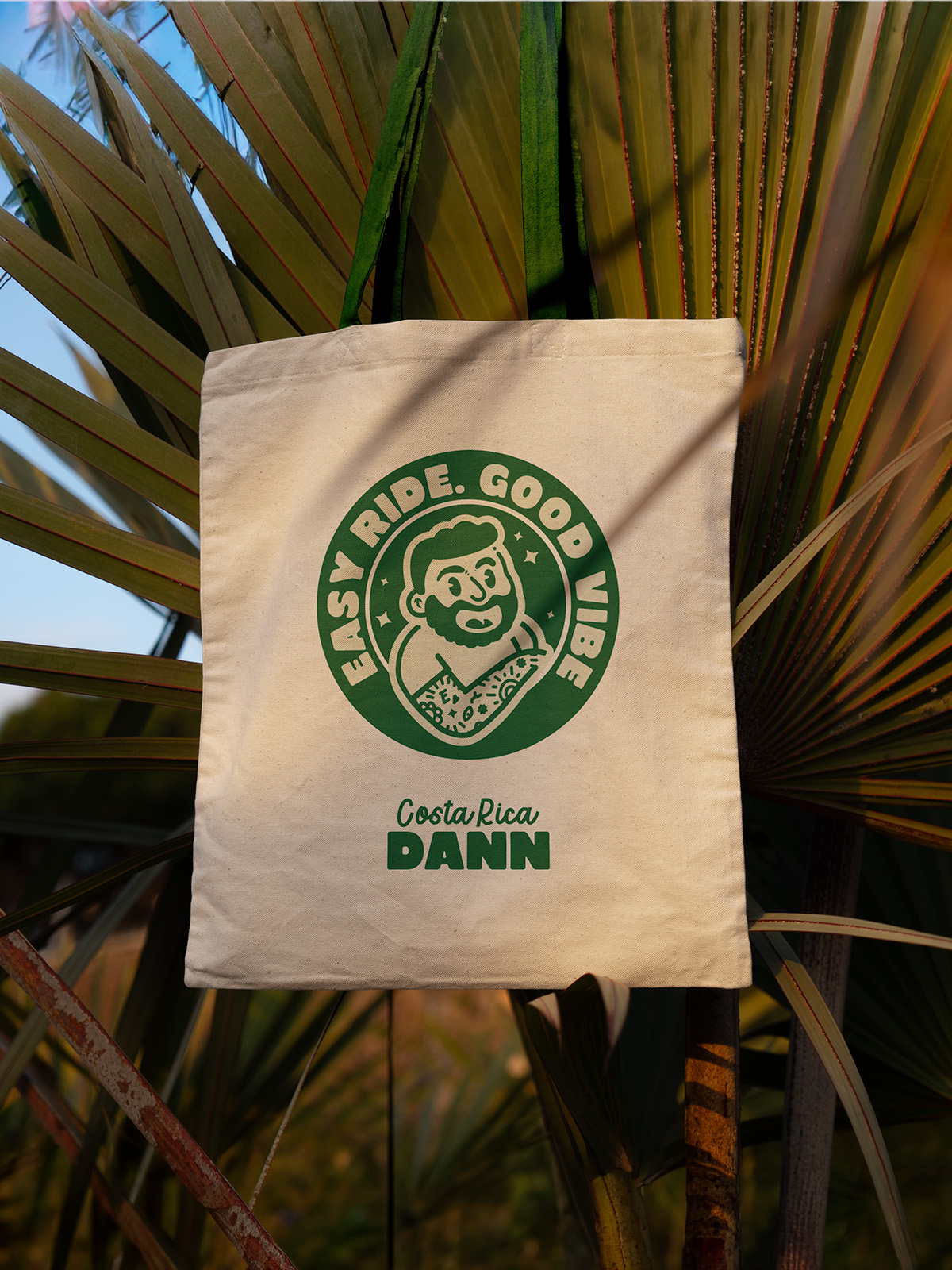 Easy Ride. Good Vibe. tote bag